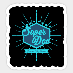 Super Dad Sticker